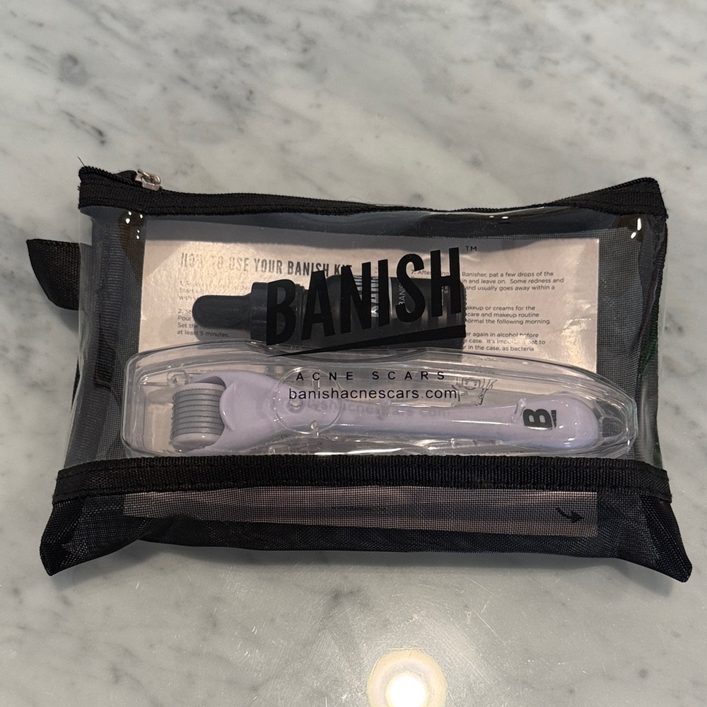 BANISH acne scars kit with roller and Banish Oil (Kit discontinued)